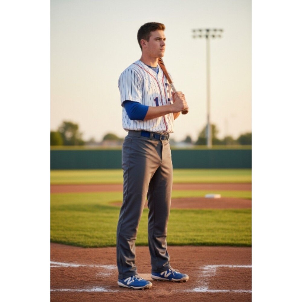 Badger Sport Gray Baseball Pants Men's Size XL New